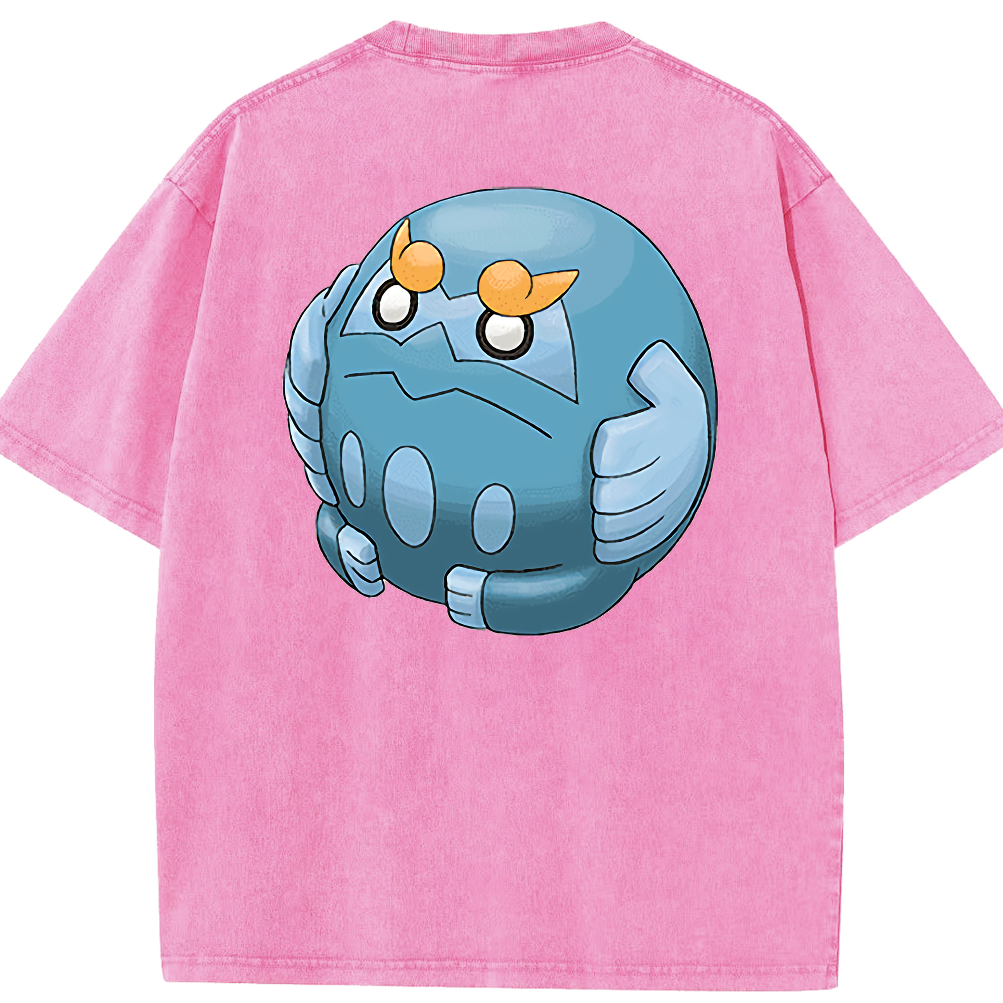 （画像用） ポケットモンスター Pokémon 綿100% ヴィンテージ風 半袖Tシャツ（背面プリント）